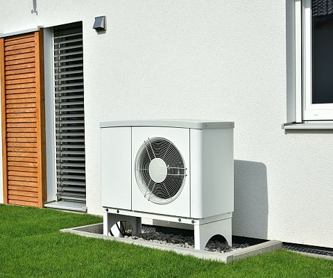 Grafika Pompy ciepła powietrze/woda